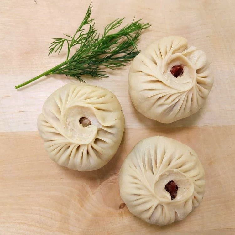 Буузы свежеслепленные