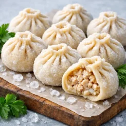 Замороженные буузы с курицей