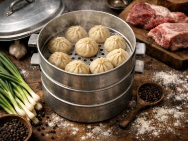 Горячие, вкусные, настоящие буузы