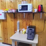 Место отдыха и приёма пищи на караульной