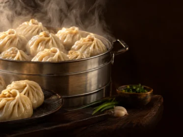Горячие, вкусные, настоящие буузы