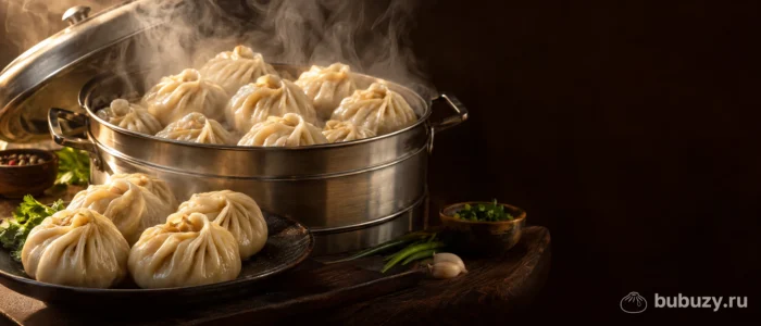Горячие, вкусные, настоящие буузы Горячие, вкусные, настоящие буузы
